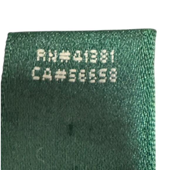 Lauren Ralph Lauren Dress Women's 10 Black Cream V Neck Cinched Waist Old Money - Picture 13 of 13